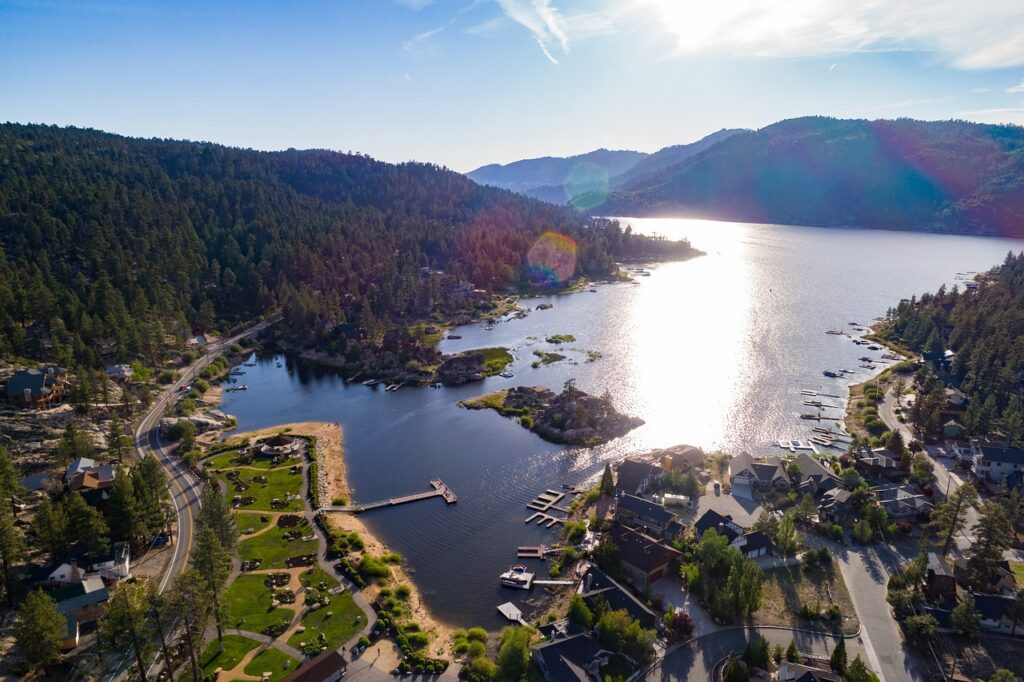 Big Bear Lake Overhead