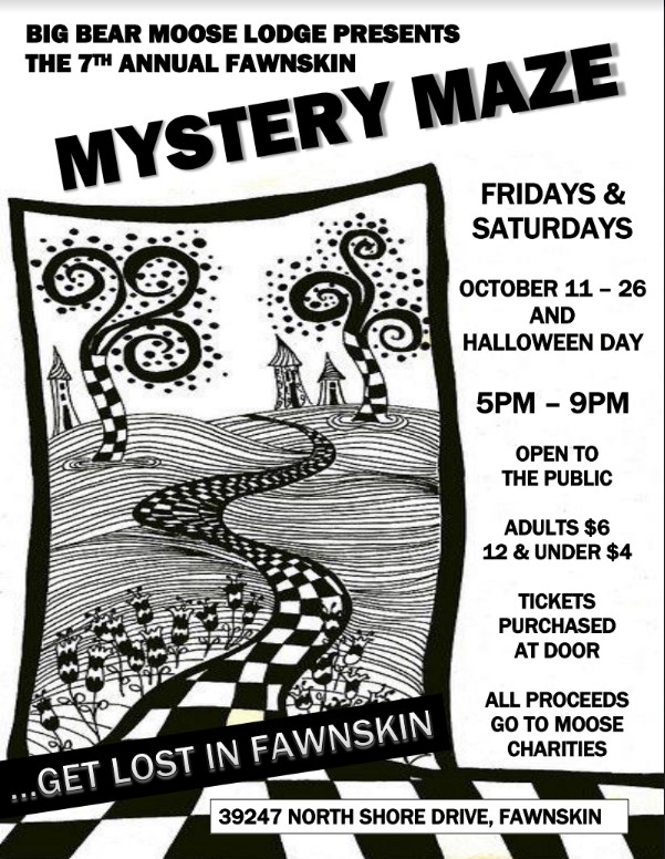 Mystery Maze at the Moose Lodge