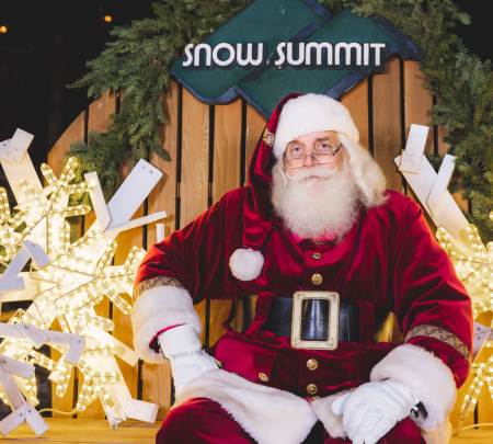 Visit Santa at Snow Summit Ski Resort