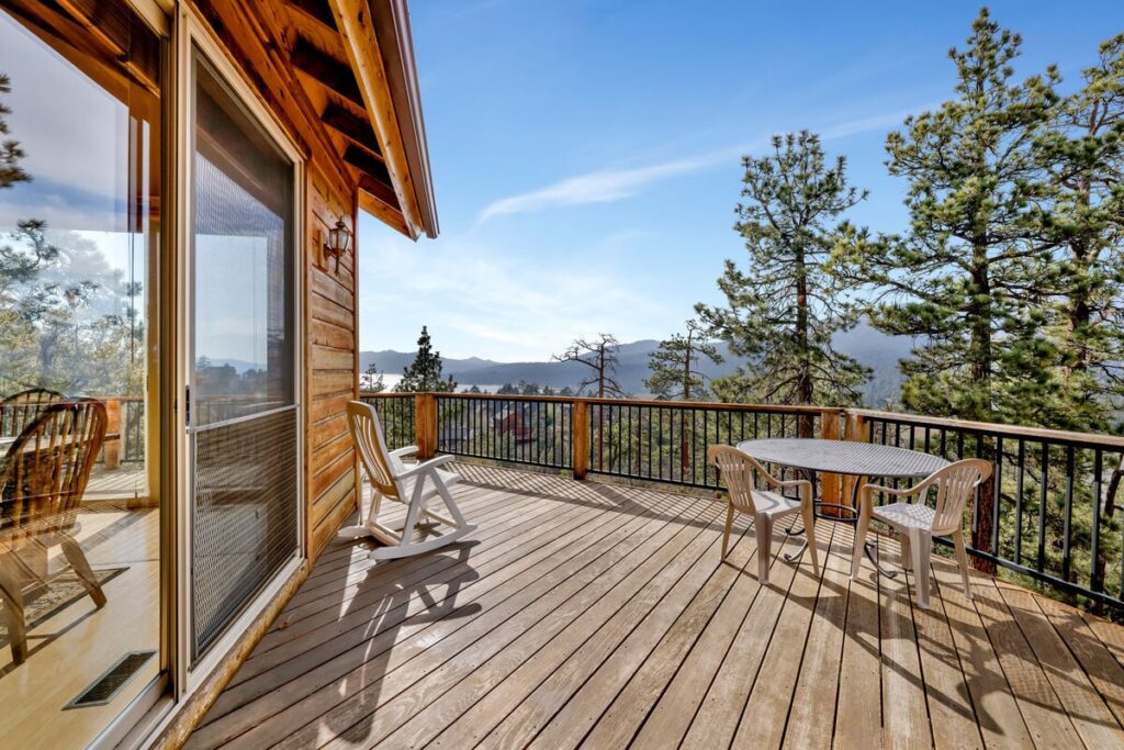 Experience mountain views in Big Bear
