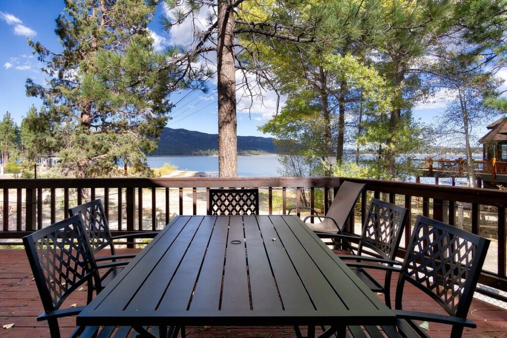 Experience lake views in Big Bear