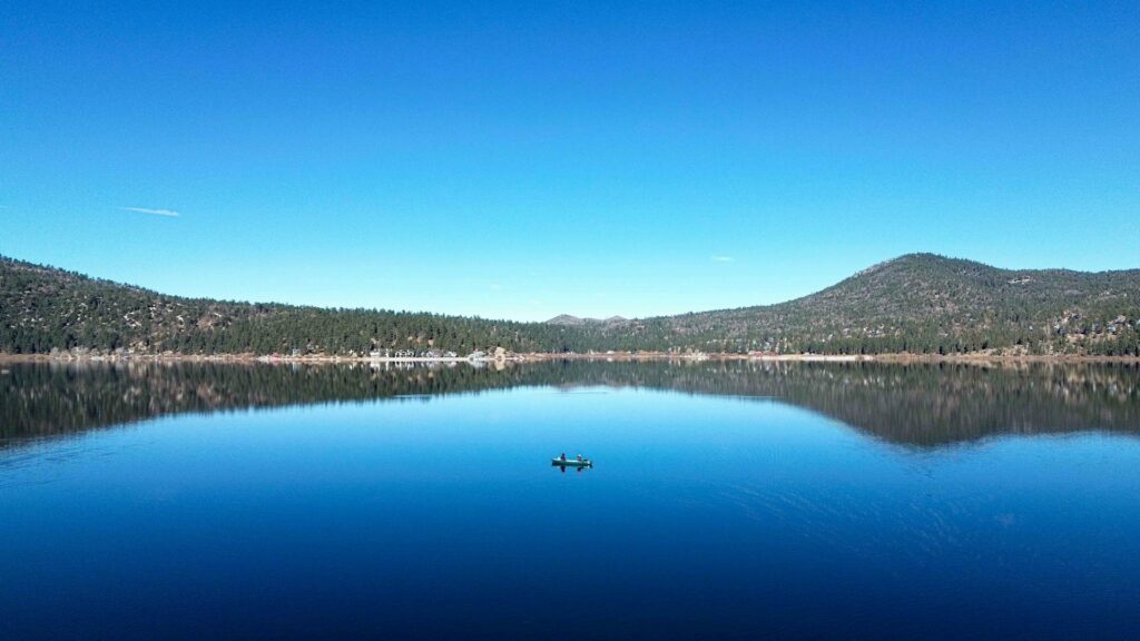 Big Bear Lake view of mountains