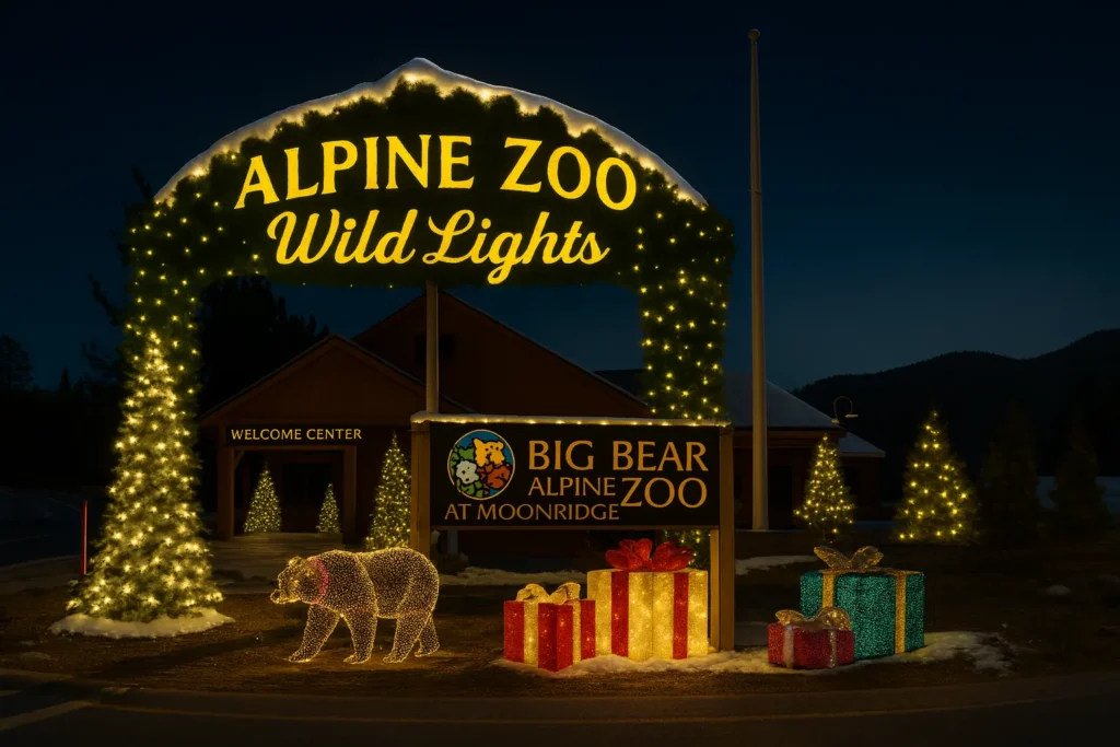 Alpine Zoo Christmas in Big Bear
